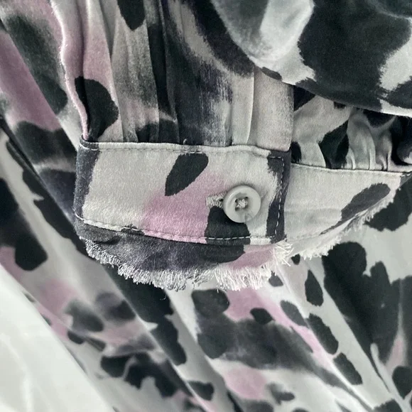 Anthropologie Animal Print Long Sleeve Midi Dress by Cloth and Stone - Picture 10 of 14